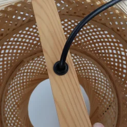 Alpinaluz Suspension Et Lustre<Suspension artisanale en osier naturel D28 cm