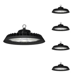 Silumen Suspension Extérieure<Suspension industrielle UFO - - 100W - Détecteur de mouvement - IP65 - Blanc Froid 6000K