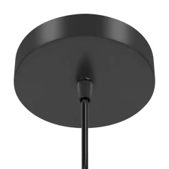 New GoodHome Suspension Ipsoot LED intégrée 600lm 9W IP44 Ø12cm blanc neutre argent