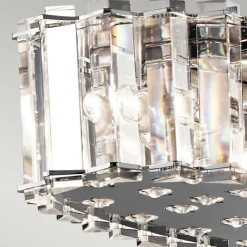 Elstead Lighting Suspension îlot Crystal Skye 12 lumières