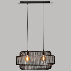 Atmosphera Créateur D'Intérieur Suspension Pour Salon<Suspension Stora - métal filaire - noir - L72 -5 cm - Atmosphera