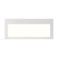 GoodHome Tablette avec LED integrées de dessous de meuble haut Caraway blanc l. 76,4 cm x L. 31,9 cm x H. 18,2 mm