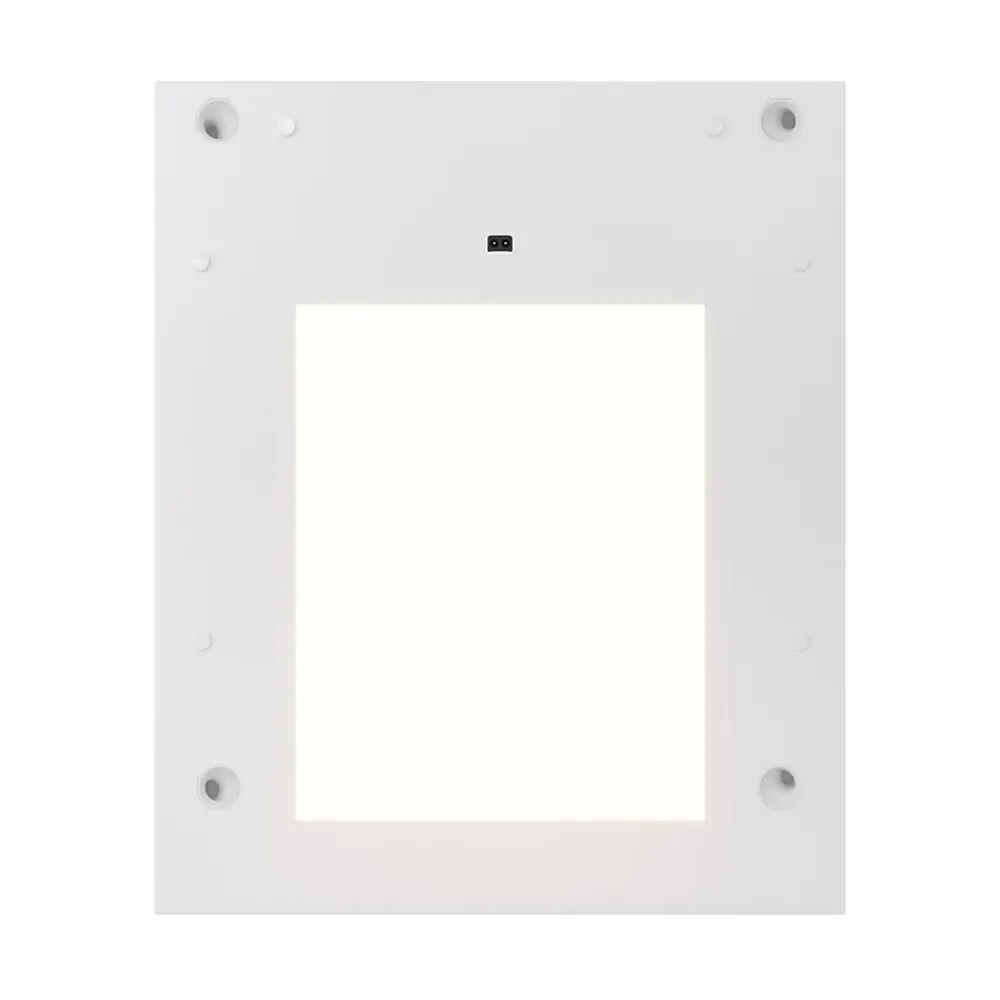 GoodHome Tablette Led Intégrée Sous-Meuble<Tablette avec LED integrées de dessous de meuble haut Caraway blanc l. 26,4 cm x L. 31,9 cm x H. 18,2 mm
