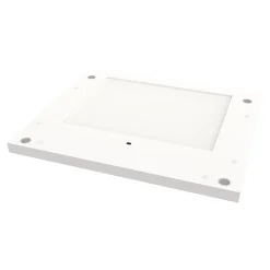 GoodHome Tablette Led Intégrée Sous-Meuble<Tablette avec LED integrées de dessous de meuble haut Caraway blanc l. 36,4 cm x L. 31,9 cm x H. 18,2 mm
