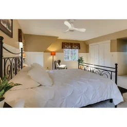 Best Klassfan Tenerife de - Super destratificateur et ventilateur DC 106 cm Blanc pales blanches Lumière dimmable 10 à 20 m²