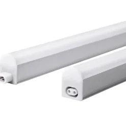 Best Silamp Tube Néon LED T5 60cm 6.5W 2 Têtes avec Interrupteur - Blanc Froid 6000K - 8000K -