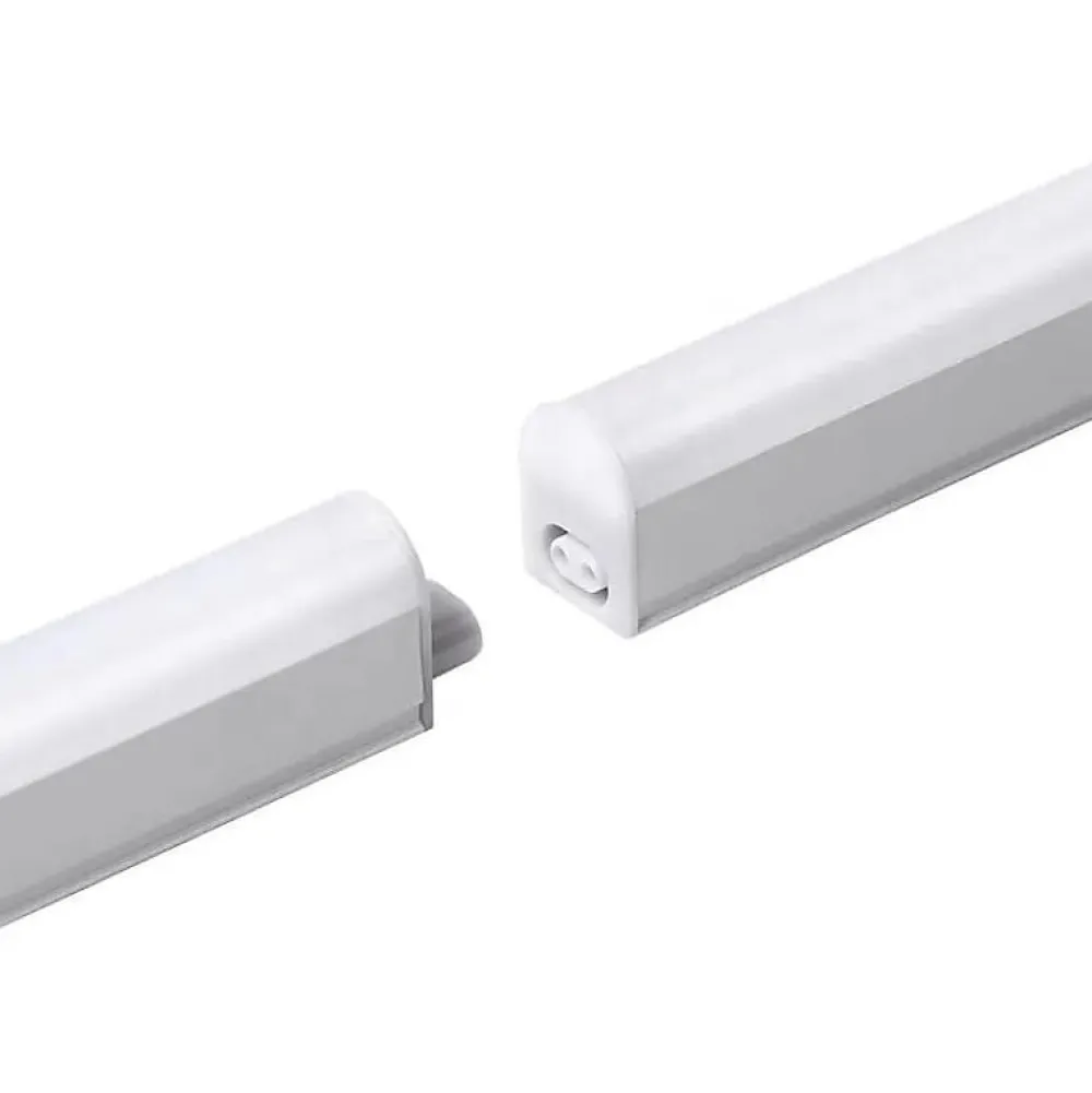 Best Silamp Tube Néon LED T5 120cm 13W 2 Têtes avec Interrupteur - Blanc Neutre 4000K - 5500K -