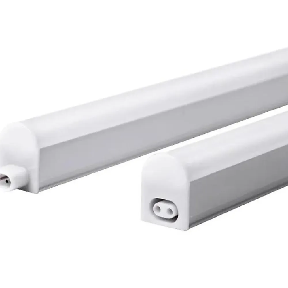Best Silamp Tube Néon LED T5 120cm 13W 2 Têtes avec Interrupteur - Blanc Neutre 4000K - 5500K -