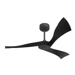 Best Klassfan Twist , Ventilateur déstratificateur d'air, pales bois laquées noires 132 Cm, moteur noir sans lumière