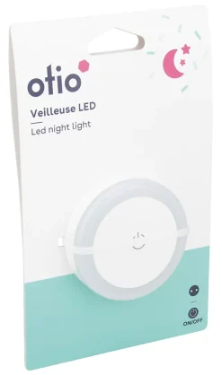 Online Otio Veilleuse LED intégrée blanc neutre IP20 1W Ø6 x P.2,5 cm