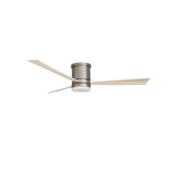 Article Sans Marque Ventilateur De Plafond<Ventilateur de Plafond SATIN Nickel et bois