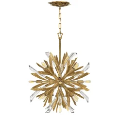 Best Elstead Lighting Vida Hinkley Fredrick Ramond Petit pendentif à 13 ampoules Or bruni
