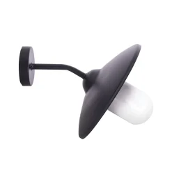 Best Xanlite - Applique murale filaire noire indus IP44, culot E27, 60W max - APFE60NIND
