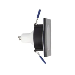 Best Xanlite - Lot 3 Spots GU10 50W 4000K Carré Noir IP44 - PAK3SP50CIP44NCW