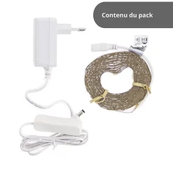 Xanlite Ruban Led<- Ruban LED 10m Blanc chaud - LSAK10