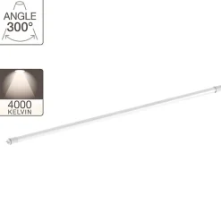 Xanlite Tube Led Et Starter<- Tube à LED 28mm x 1200mm, G13, 17W cons. (36W eq.), 1800lumens, lumière blanc neutre - TU1201800CW