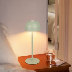 zmh Lot De 2 Lampes De Table LED Sans Fil Lampe Intensité Variable Avec 3 Températuresverte