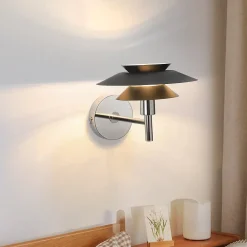 zmh Applique Pour Salon<Applique Noire Lampe Murale Moderne G9 Design Métal (max. 25w)