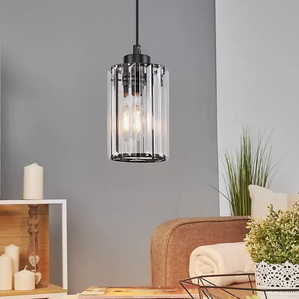 zmh Suspension Pour Salon|Suspension Et Lustre<Lampe à Suspendre Moderne Noir Pour Salle à Manger Et Salon - Éclairage Élégant