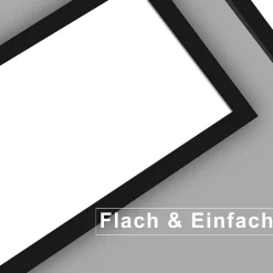 zmh Plafonnier Pour Chambre|Plafonnier Pour Cuisine<Panneau LED Whonzimmer 120cm Avec Variateur Et Télécommande