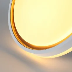 zmh Plafonnier Pour Chambre|Plafonnier Pour Cuisine<Plafonnier LED 30cm Dimmable Avec Télécommande 18w Moderne