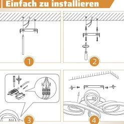zmh Plafonnier LED Design plafonnier salon Moderne 40 Cm Blanc 30w Lumière Chaude 3000k