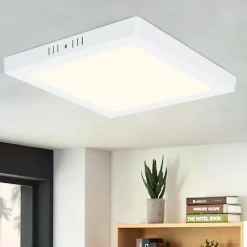 zmh Plafonnier<Plafonnier LED Moderne 23CM IP44 pour Chambre et Salon