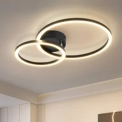 zmh Plafonnier Pour Chambre|Plafonnier Pour Cuisine<Plafonnier LED Salon 40cm 23w Lampe De Salle De Bain Pour Chambre Cuisine